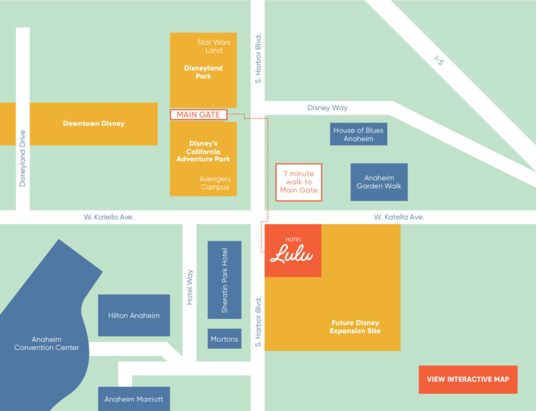 Neighborhood Map Of Hotel Lulu And Surrounding Points Of Interest
